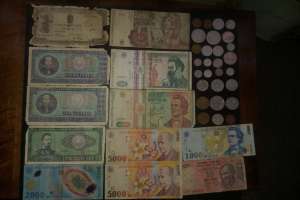 colectie bacnote si monezi