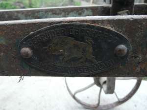 Plug foarte vechi gebr�der eberhardt ulm/donau Germania