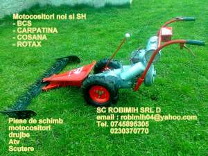 Piese de schimb pentru Carpatina ,  Cosana ,  Rotax ,  BCS si motocositori noi si sh