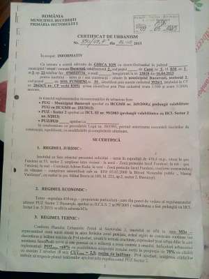Vand teren intravilan pe SOS FUNDENI nr 57 BUC
