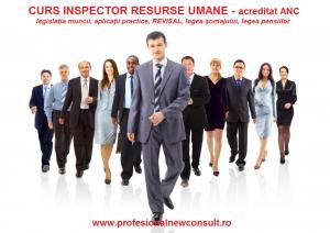 Curs Inspector Resurse Umane,   acreditat ANC,   COD COR: 333304