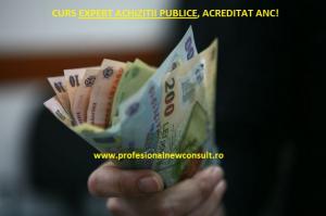 Curs Expert Achizitii Publice,   acreditat ANC,   COD COR: 214946