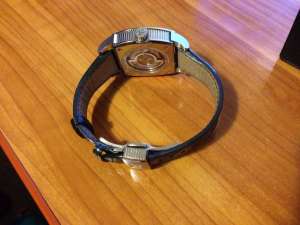 Perrelet A1021/2 Power Reserve Day-Date Auto Gray Dial Black Crocodile