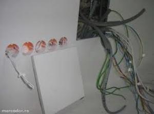 Montaj lampi cu senzor,    tablouri electrice