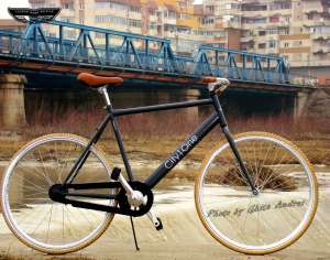 Bicicleta PELIKAAN-single speed, roti 28".Trekking/city.(NU FIXIE)