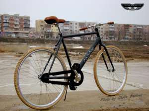 Bicicleta PELIKAAN-single speed, roti 28".Trekking/city.(NU FIXIE)