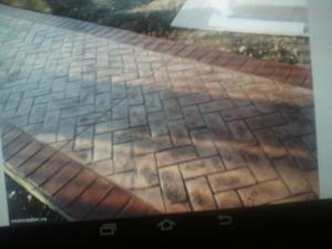 beton amprentat
