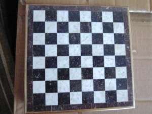 Joc de sah lucrat manual din porfir,                  arta,                  cadou deosebit, 