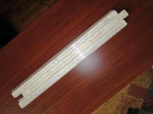Rigla de calcul originala din 1970,    ev.ramburs
