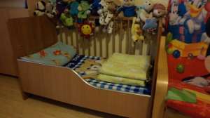 Patut de lemn pt bebe foarte ieftin