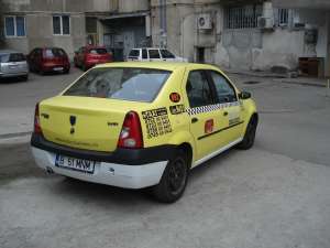 DACIA LOGAN MODEL 2008,  1.4 BENZINA + GPL
	MODEL KISS FM *** ECHIPAT TAXI,  FARA STATIE