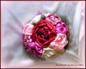 Buchet de mireasa artificial,     handmade