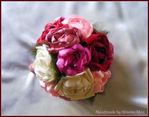 Buchet de mireasa artificial,     handmade