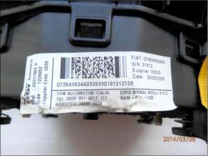 PEUGEOT BOXER Airbag sofer model 2007-201X NOU , Cod FIAT: 07354362440