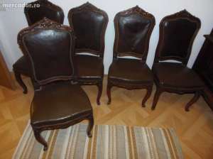 4 SCAUNE in nuc stil Louis PHILIPPE epoca 1850