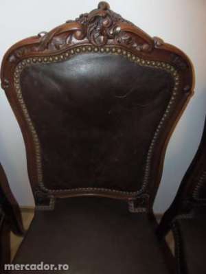 4 SCAUNE in nuc stil Louis PHILIPPE epoca 1850
