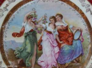 superba farfurie decorativa portelan ,  Germania