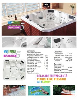 Jacuzzi SPA cada cu hidromasaj ANYTIME 5