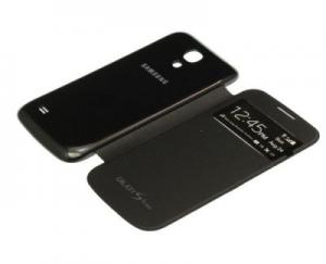 Husa flip cover 1 window samsung i9190 galaxy s4 mini neagra