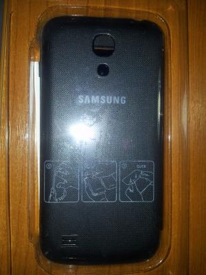 Husa flip cover 1 window samsung i9190 galaxy s4 mini neagra