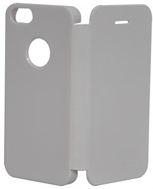 Husa flip cover de protectie apple iphone 4 4s alba