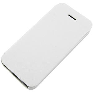 Husa flip cover de protectie apple iphone 5 alba