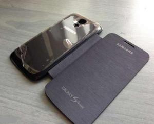 Husa flip cover Samsung i9190 Galaxy S4 mini Neagra