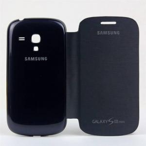 Husa Flip Cover Albastra Samsung i8190 galaxy s3 mini