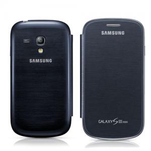 Husa Flip Cover Albastra Samsung i8190 galaxy s3 mini