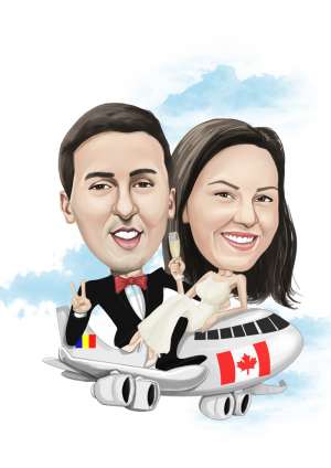 Caricaturi si portrete la comanda