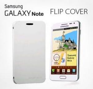 Husa Flip Cover Samsung Galaxy Note N7000 Alba