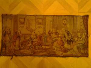 tapiserie scena romantica 95 X 47 CM, 50 euros