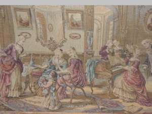 tapiserie scena romantica 95 X 47 CM, 50 euros