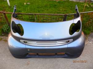 Smart ForTwo Coupe Facelift 2002-2006  Ansamblu fata complet  culoare gri inchis sobolan