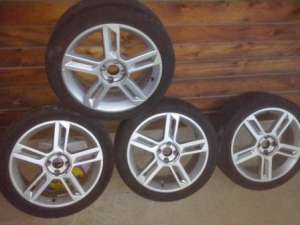 Set 4 jante aliaj+anvelope 215/45/r17