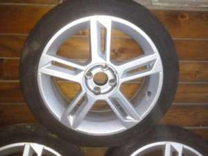 Set 4 jante aliaj+anvelope 215/45/r17