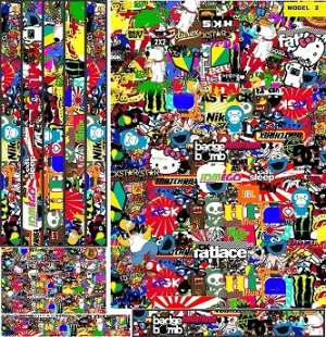 Sticker Bomb