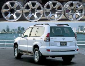 Jante aliaj Toyota Land Cruiser pe 17