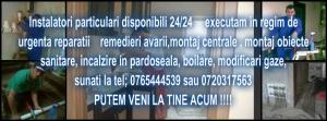 instalator particular non-stop bucuresti-ilfov 0720317563
