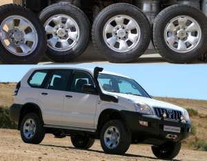 Jante tabla Toyota Land Cruiser