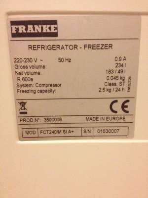 frigider Franke