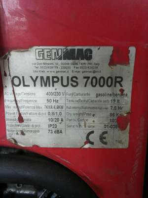 Generator electric(benzina)400/230V,   4.6 KW