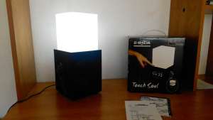 Lampa veioza ambientala cu ceas Touch Soul