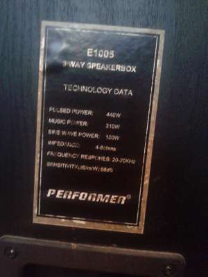 Boxe audio Performer
