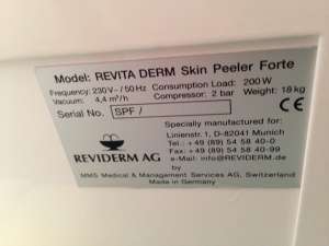 Aparat Medical Revita Derm Skin Peeler Forte