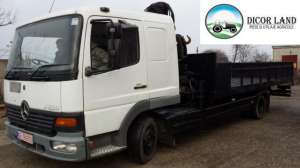 Vand autocamion cu macara Mercedes Atego