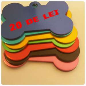 Medalioane inscriptionate personalizate  catei pisici pet tag id