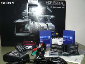 Sony fx1000 minidv full hd