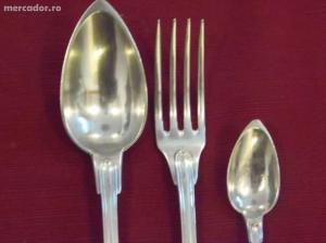 SERVICIU 6 PERSOANE ARGINT MASIV FRANTA 1450 euros