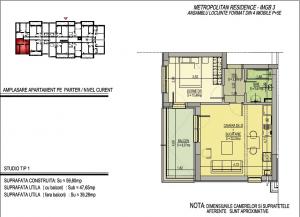 Garsoniera de tip studio,                 Metropolitan Residence Berceni IMGB 3